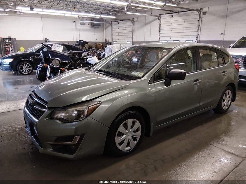 Vin: jf1gpaa63gh260459, lot: 46876134, subaru impreza 2.0i 20162