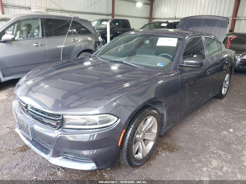 2018 Dodge Charger Sxt Plus Rwd, Front End, IAAI, VIN 2C3CDXHG8JH166554 — photo 2