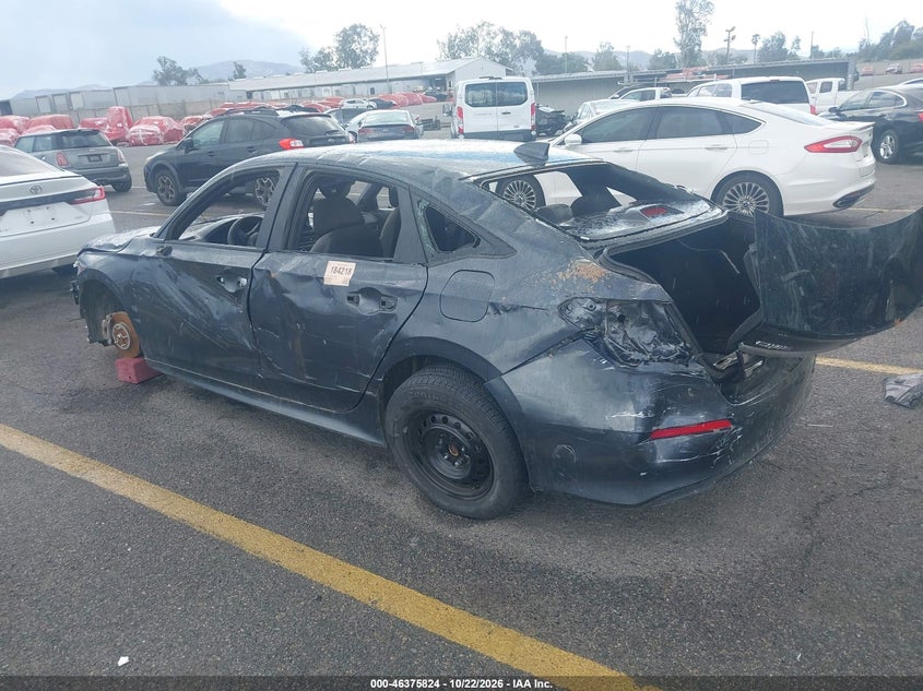 Vin: 2hgfe4f89sh355488, lot: 46876157, honda civic hybrid sport/sport touring 20253