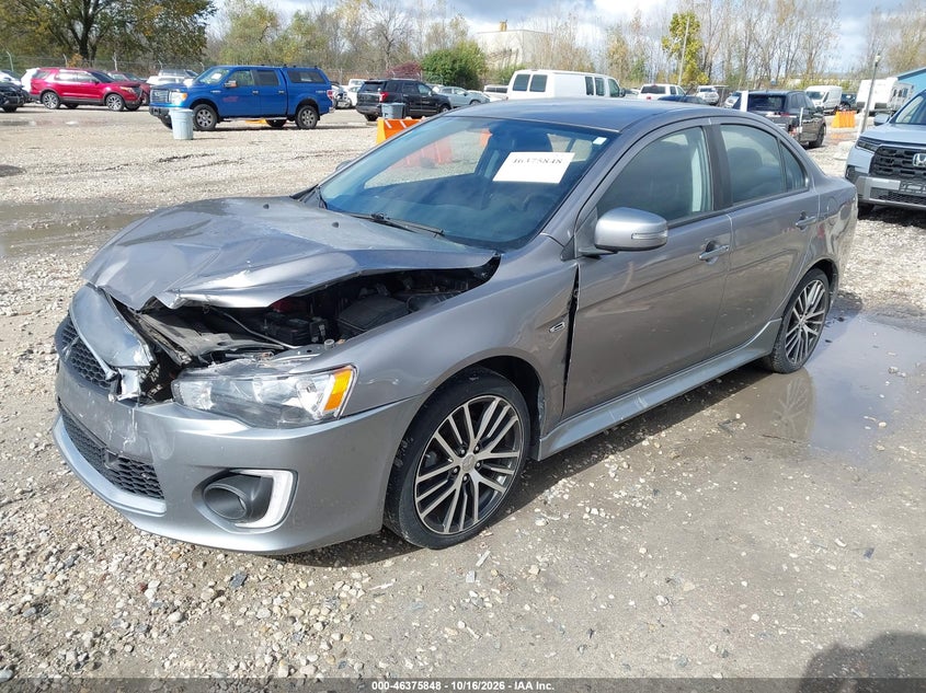 2017 Mitsubishi Lancer Es/Se/Sel, Удар спереди, IAAI, VIN JA32V2FWXHU006201 — фото 2