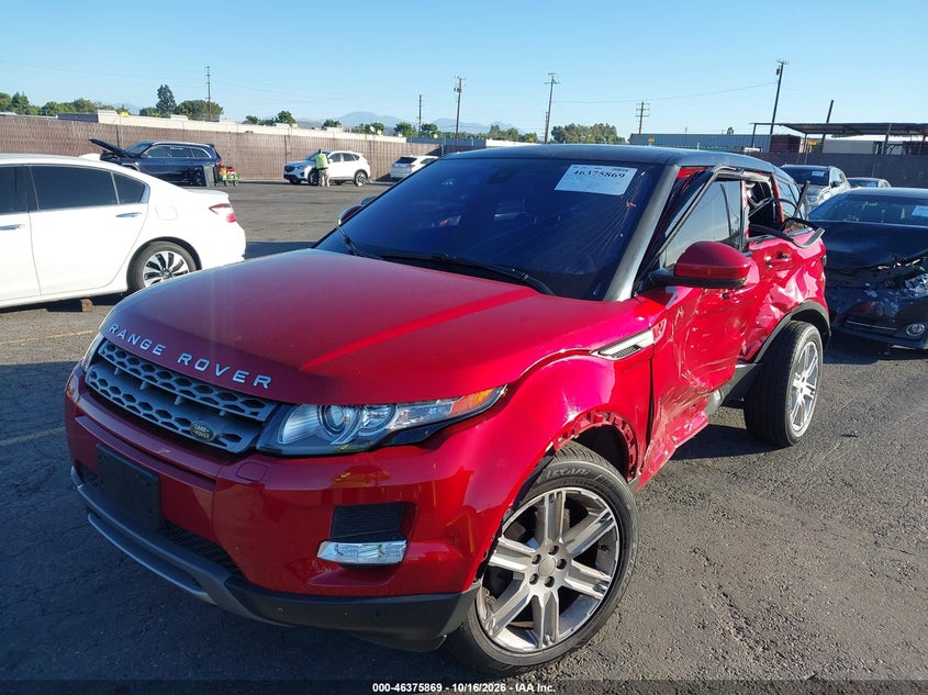 2015 Land Rover Range Rover Evoque Pure, Левый бок, IAAI, VIN SALVR2BG2FH991268 — фото 2