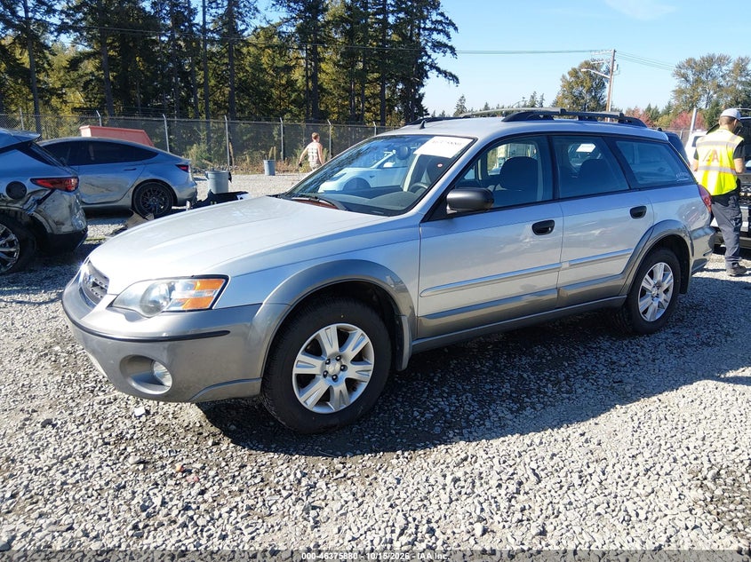2005 Subaru Outback 2.5I, Правый бок, IAAI, VIN 4S4BP61C657387132 — фото 2