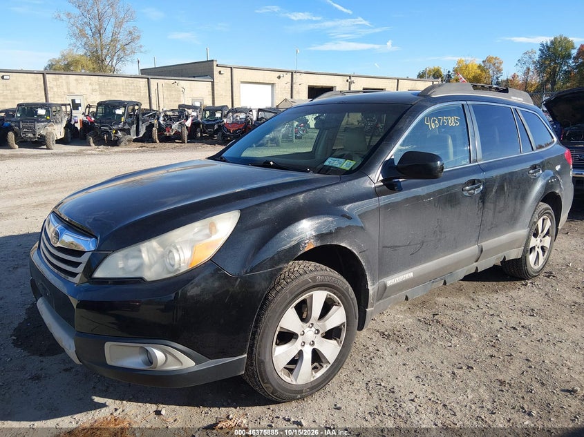 2010 Subaru Outback 2.5I Limited, Обычный износ, IAAI, VIN 4S4BRBKC2A3337900 — фото 2