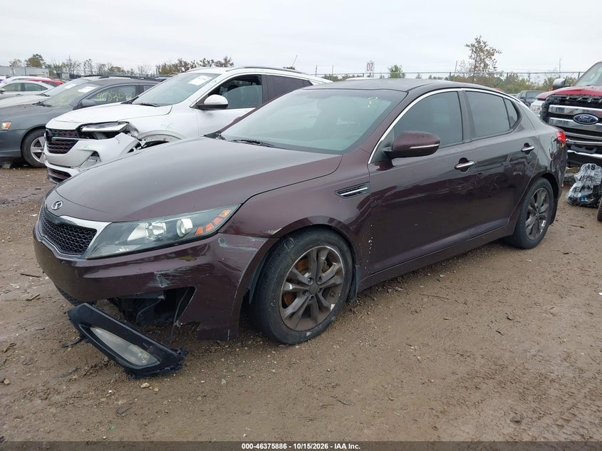 2011 Kia Optima Ex, Front End, IAAI, VIN KNAGN4A76B5048785 — photo 2