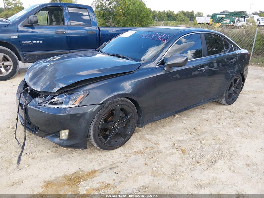 2006 Lexus Is 250, Front End, IAAI, VIN JTHBK262562001373 — photo 2