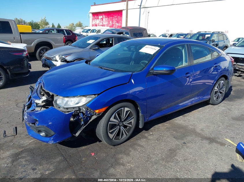 Vin: 2hgfc1f75gh657718, lot: 46876267, honda civic ex-l 20162