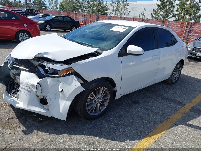 Vin: 5yfburhe0fp340152, lot: 46876273, toyota corolla le plus 20152