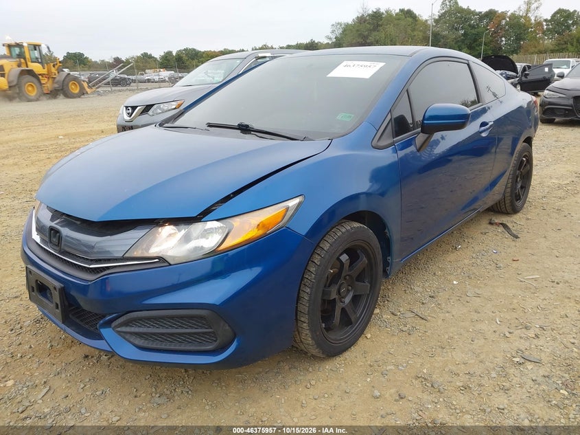 2014 Honda Civic Lx, Удар сзади, IAAI, VIN 2HGFG3B5XEH519559 — фото 2