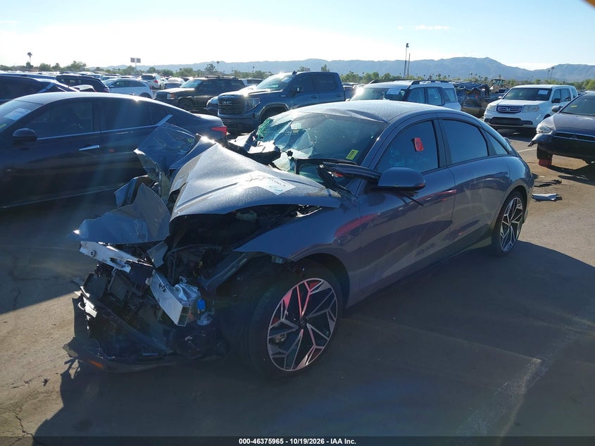 Vin: kmhm34aaxpa047365, lot: 46876298, hyundai ioniq 6 sel 20232