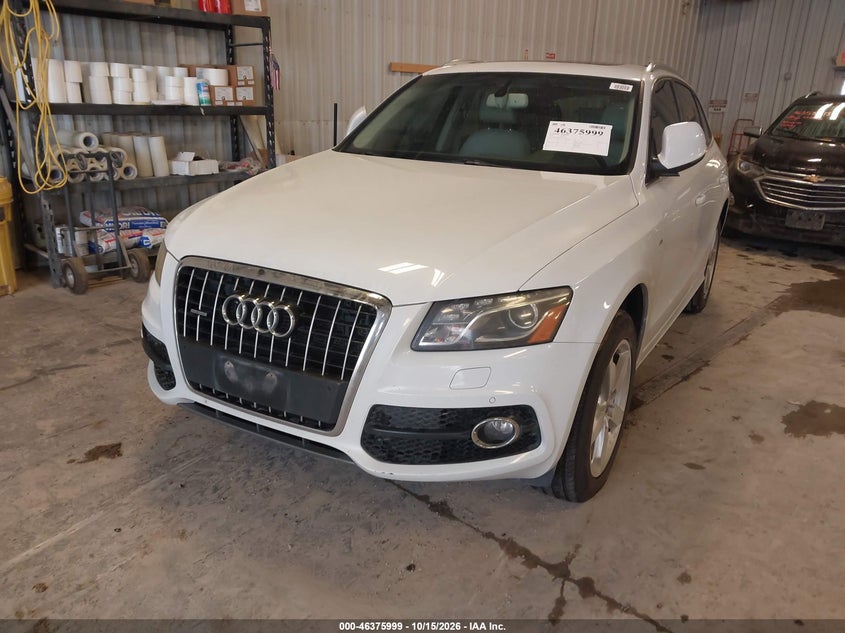 AUDI Q5 2012 VIN WA1DKAFP9CA126548