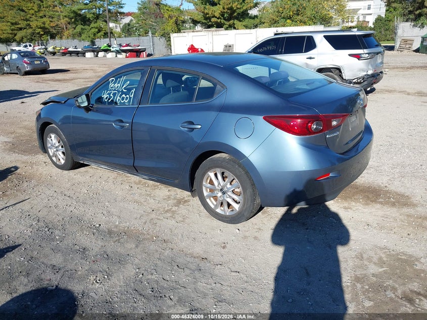 Vin: jm1bm1u79g1279074, lot: 46876342, mazda mazda3 i sport 20163