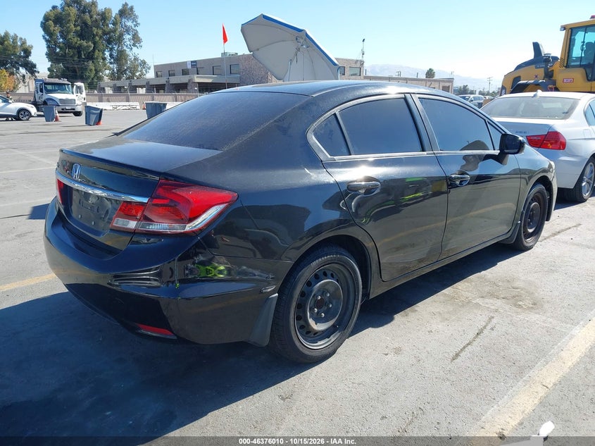 Vin: 19xfb2f54fe118796, lot: 46876343, honda civic lx 20154