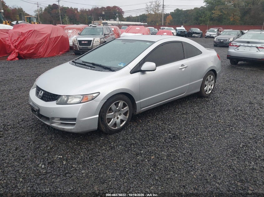 Vin: 2hgfg1b65ah537622, lot: 46876355, honda civic lx 20102