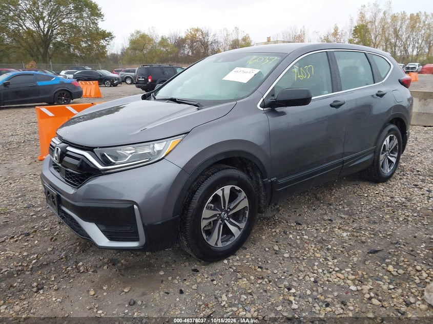 2021 Honda Cr-V Awd Lx, Right Rear, IAAI, VIN 5J6RW2H23ML011130 — photo 2