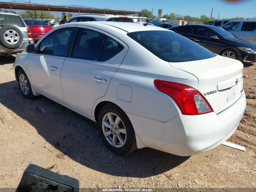 Vin: 3n1cn7ap7cl876612, lot: 46876372, nissan versa 1.6 sl 20123