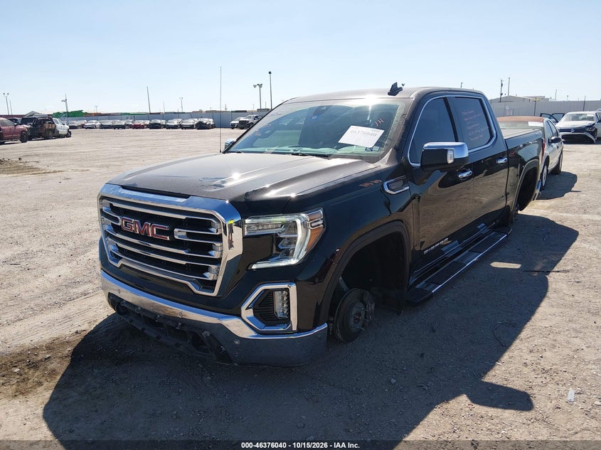 2021 GMC Sierra 1500 4Wd Short Box Slt, Theft Recovery, IAAI, VIN 3GTU9DEDXMG275726 — photo 2
