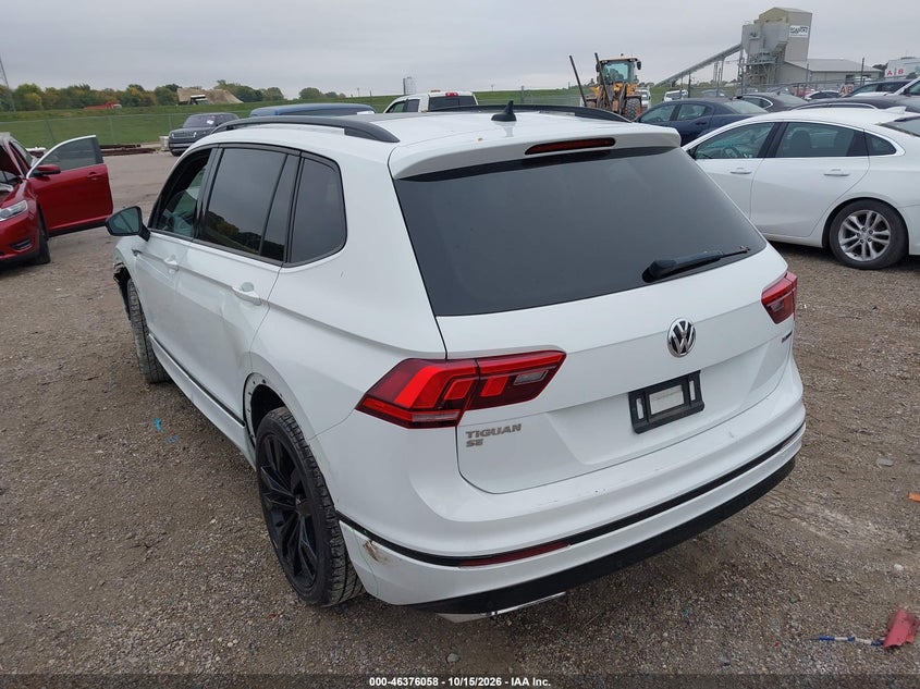 Vin: 3vv2b7axxmm048472, lot: 46876391, volkswagen tiguan 2.0t se/2.0t se r-line black/2.0t sel 20213