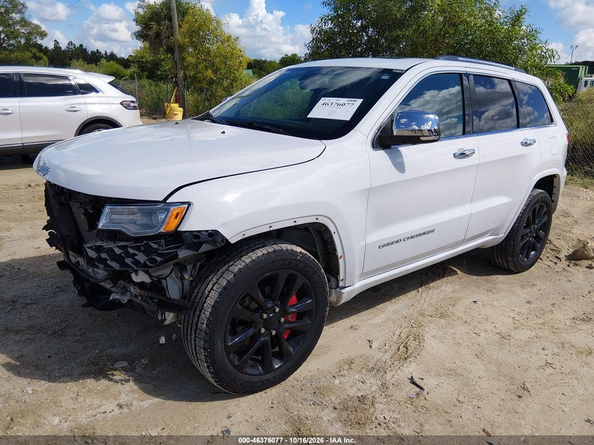 Vin: 1c4rjfcg2gc470183, lot: 46876410, jeep grand cherokee overland 20162