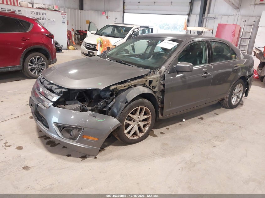 2012 Ford Fusion Sel, Удар спереди, IAAI, VIN 3FAHP0JG4CR311743 — фото 2