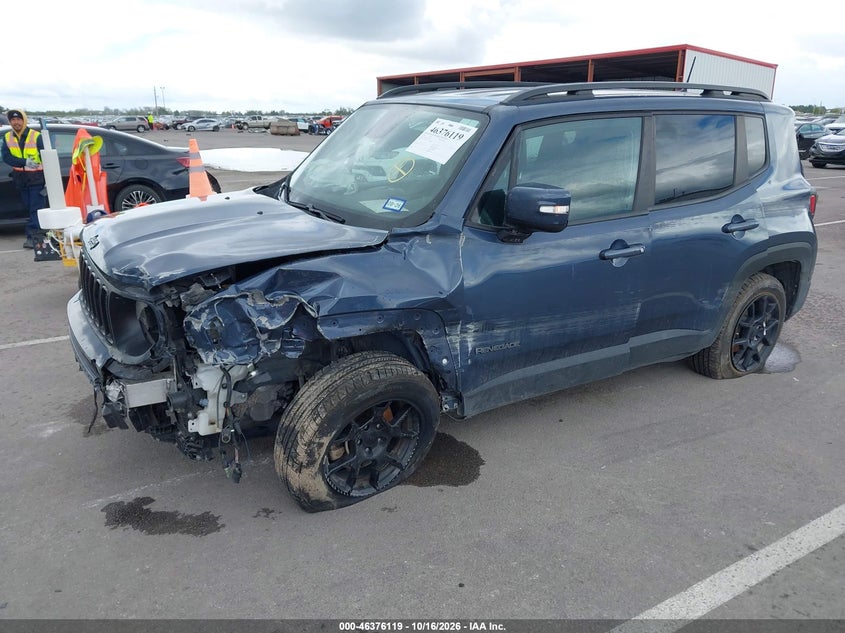Vin: zacnjabb5lpl18635, lot: 46876452, jeep renegade altitude fwd 20202