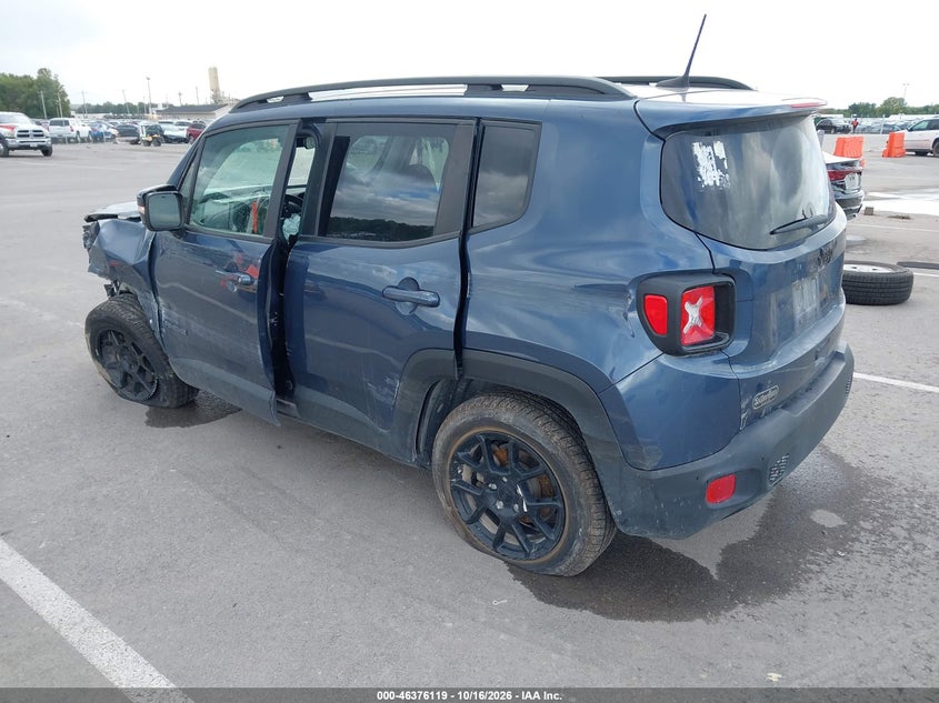 Vin: zacnjabb5lpl18635, lot: 46876452, jeep renegade altitude fwd 20203