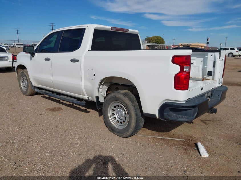Vin: 3gcuyaef5lg203897, lot: 46876455, chevrolet silverado 1500 4wd  short bed wt 20203