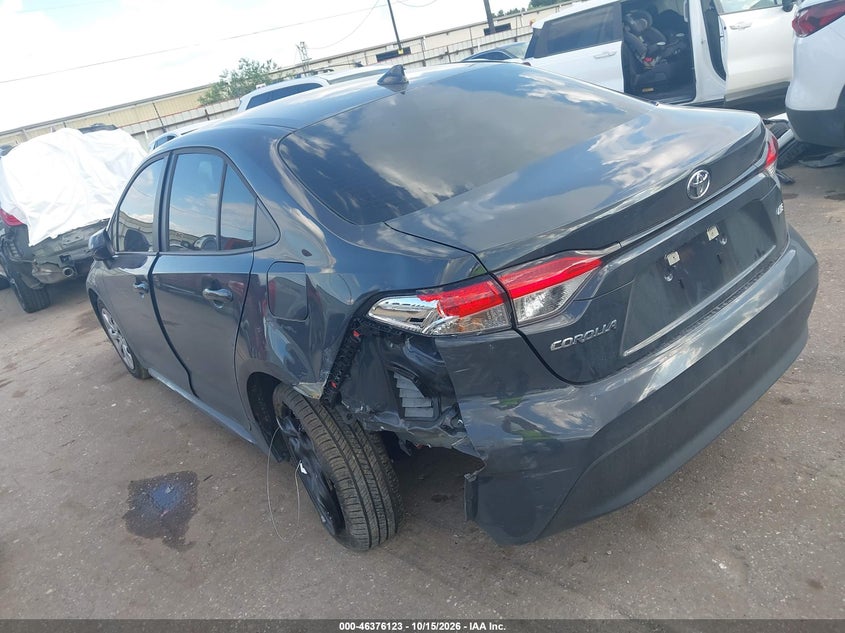 Vin: 5yfb4mde9tp501392, lot: 46876456, toyota corolla le 20263