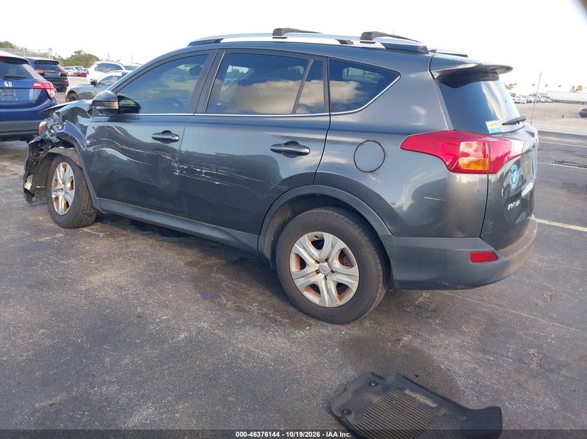 Vin: jtmzfrev7fj051349, lot: 46876477, toyota rav4 le 20153