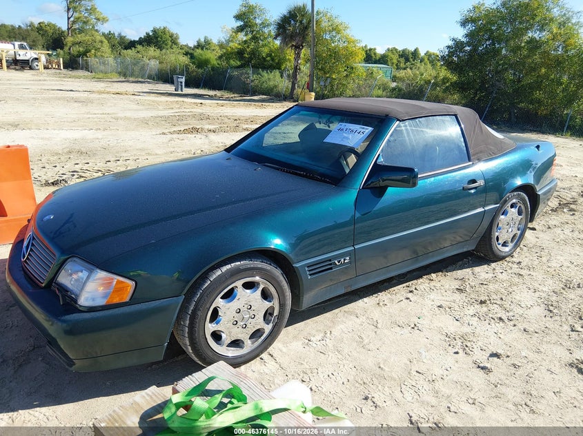 1995 Mercedes-Benz Sl 600, Vandalized, IAAI, VIN WDBFA76E1SF113053 — photo 2