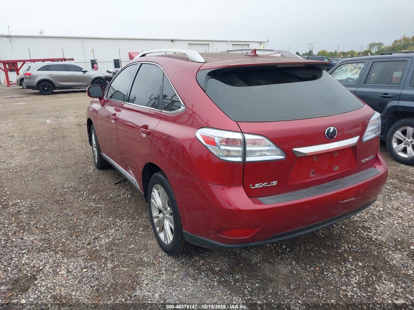 Vin: jtjbc1baxa2014938, lot: 46876480, lexus rx 450h 20103