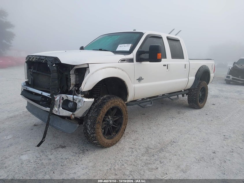 2016 Ford F-250 Lariat, Left Front, IAAI, VIN 1FT7W2BT2GEA13653 — photo 2