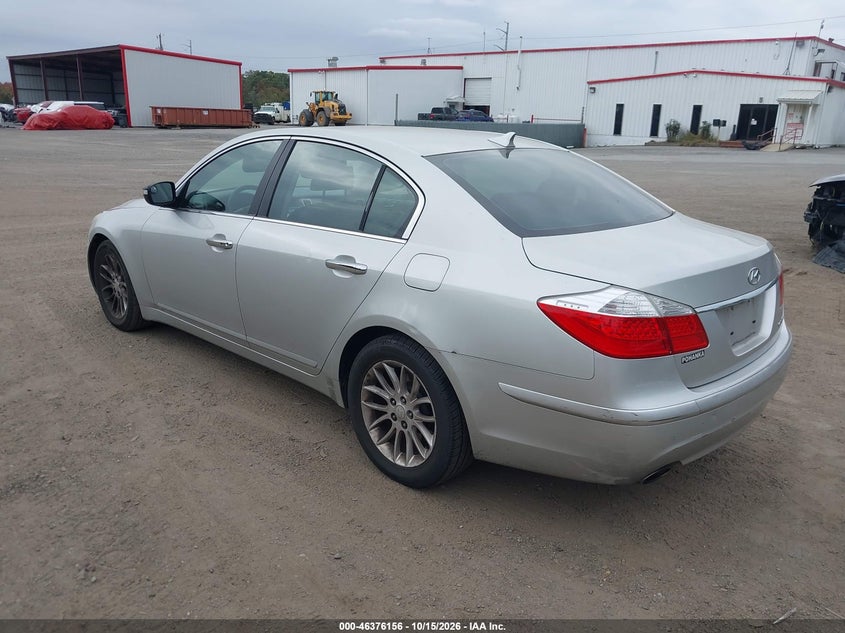 Vin: kmhgc4dexbu131706, lot: 46876489, hyundai genesis 3.8 20113