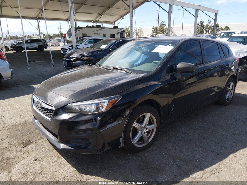 2018 Subaru Impreza 2.0I, Оба бока, IAAI, VIN 4S3GTAA69J3715714 — фото 2
