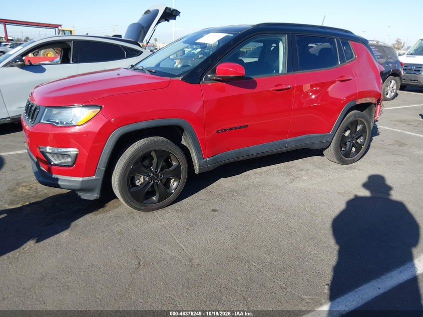 Vin: 3c4njdbbxlt217829, lot: 46876582, jeep compass altitude 4x4 20202