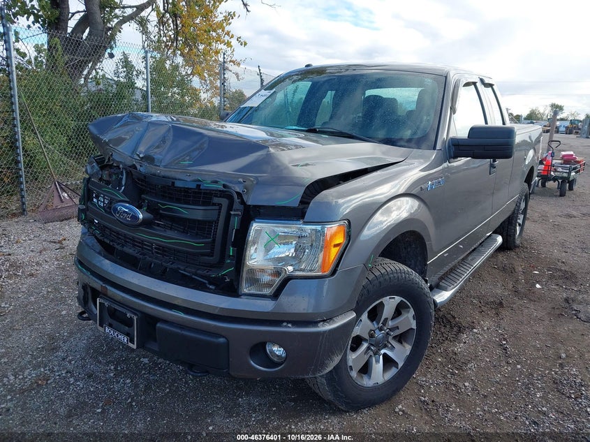 Vin: 1ftfx1ef7dkg42895, lot: 46876734, ford f-150 stx 20132
