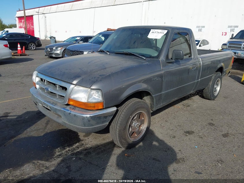 1999 Ford Ranger Xl/Xlt, Звичайний знос, IAAI, VIN 1FTYR10C4XUB06883 — фото 2