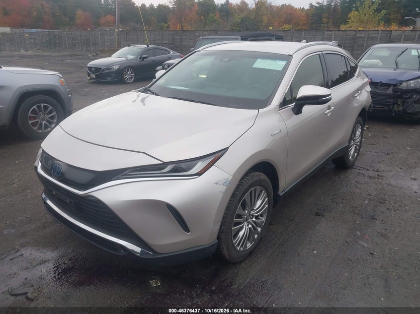 Vin: jteaaaah9mj036776, lot: 46876771, toyota venza xle 20212