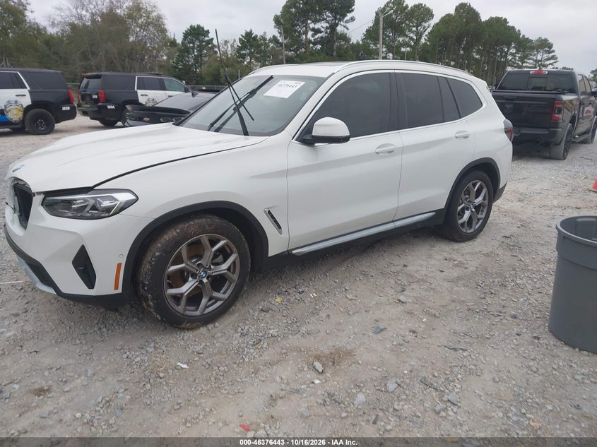 Vin: wbx47dp07rn268007, lot: 46876776, bmw x3 sdrive30i 20242