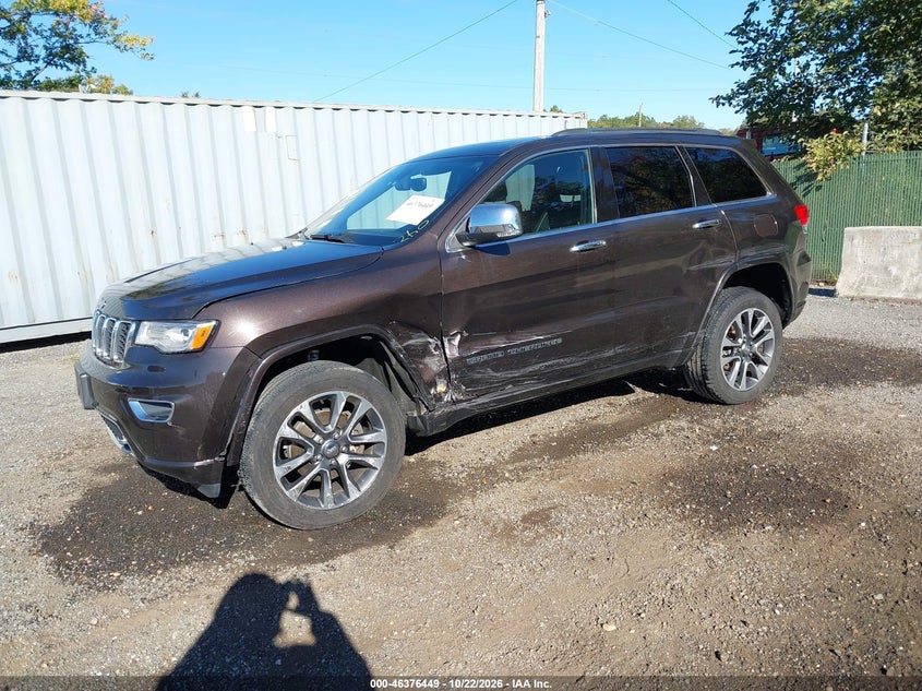 2017 Jeep Grand Cherokee Overland 4X4, Левый бок, IAAI, VIN 1C4RJFCG8HC731012 — фото 2