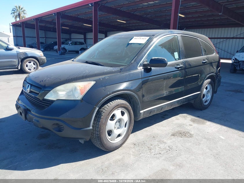 2009 Honda Cr-V Lx, Right Front, IAAI, VIN 3CZRE383X9G700510 — photo 2