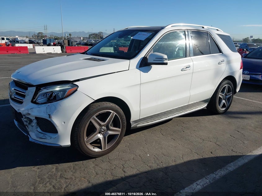 2017 Mercedes-Benz Gle 350, Удар спереди, IAAI, VIN 4JGDA5JB4HA952075 — фото 2