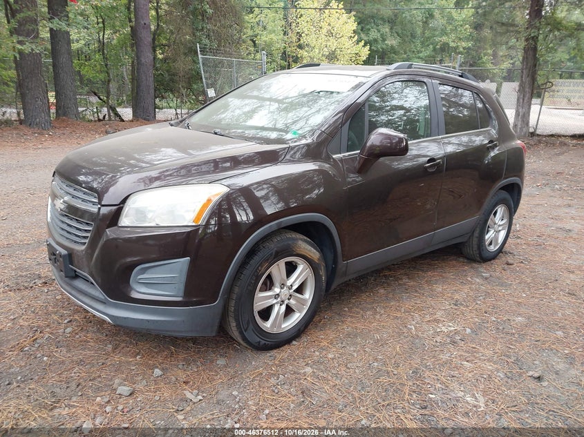 Vin: kl7cjlsb7fb113707, lot: 46876845, chevrolet trax lt 20152