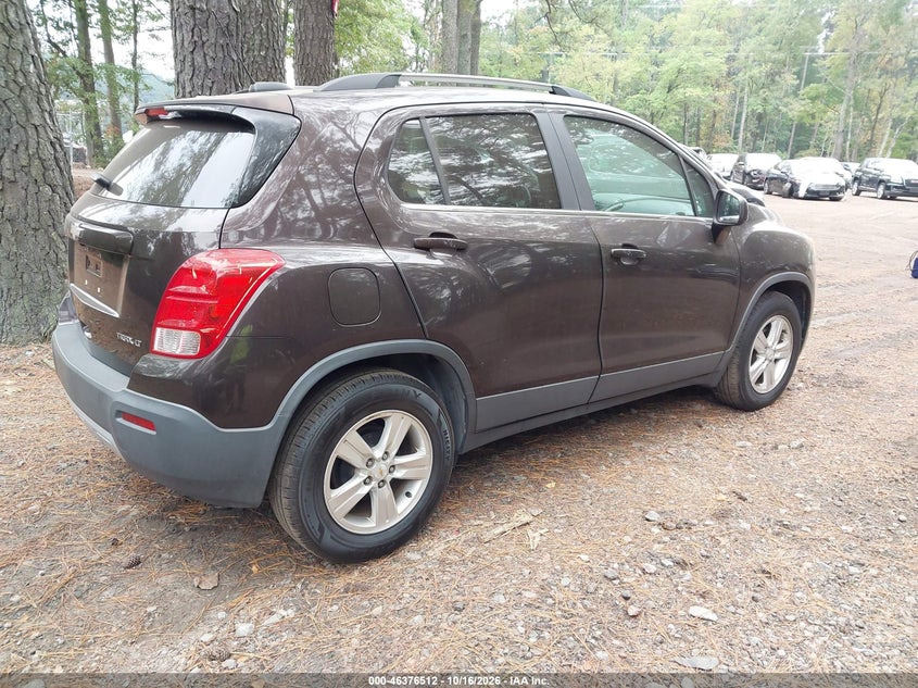 Vin: kl7cjlsb7fb113707, lot: 46876845, chevrolet trax lt 20154