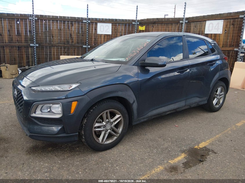 Vin: km8k12aa9lu566031, lot: 46876854, hyundai kona se 20202