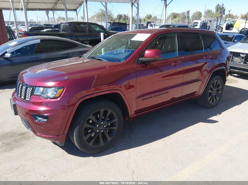 Vin: 1c4rjeag0jc480540, lot: 46876885, jeep grand cherokee altitude 4x2 20182