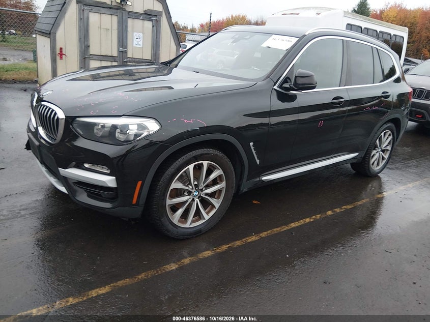 2019 BMW X3 xDrive30I, По кругу, IAAI, VIN 5UXTR9C50KLD96335 — фото 2