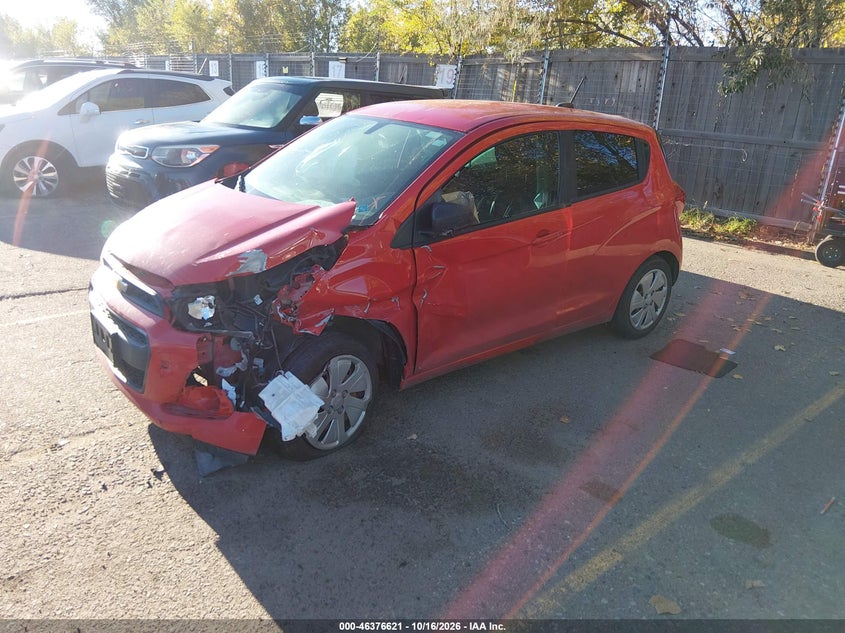 2018 Chevrolet Spark Ls Cvt, Неизвестно, IAAI, VIN KL8CB6SA4JC429599 — фото 2