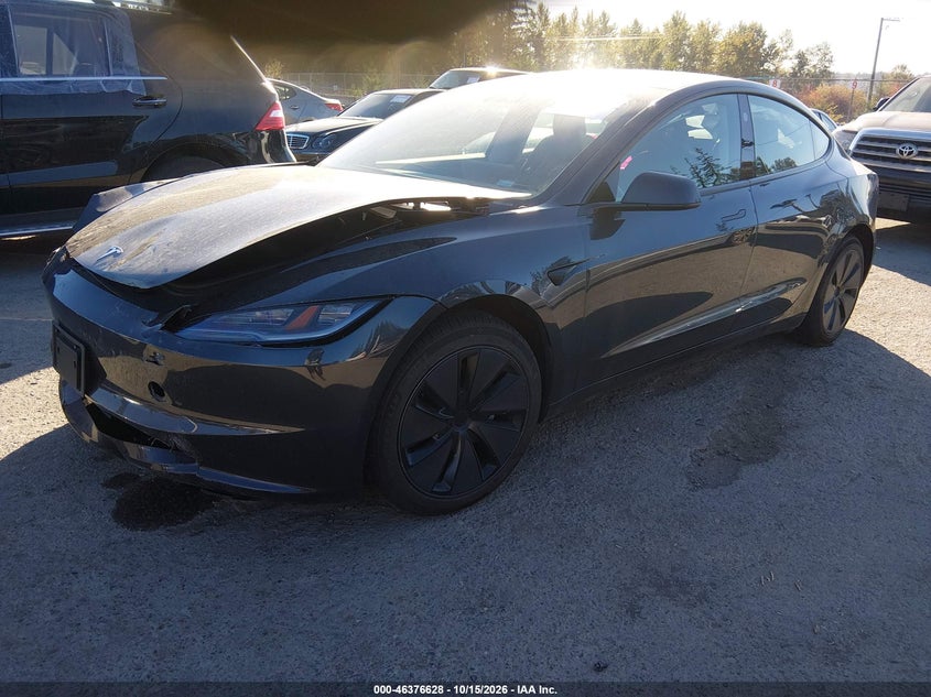 Vin: 5yj3e1eb2sf057173, lot: 46876961, tesla model 3 long range all-wheel drive 20252