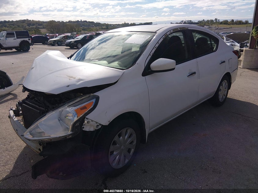 Vin: 3n1cn7apxjl821214, lot: 46876992, nissan versa 1.6 sv 20182
