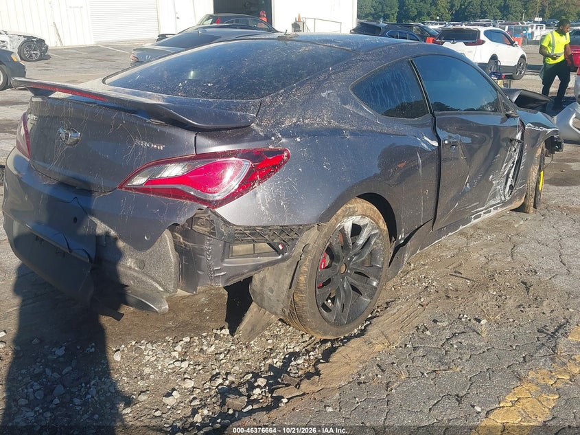 Vin: kmhhu6kj3fu125734, lot: 46876997, hyundai genesis 3.8 ultimate 20154